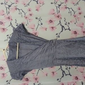 Dress wraparound grey